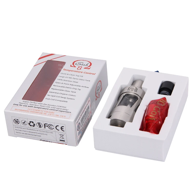Оригинальный атомайзер Innokin iSub S TC 4 5 мл с верхним наполнением регулируемым
