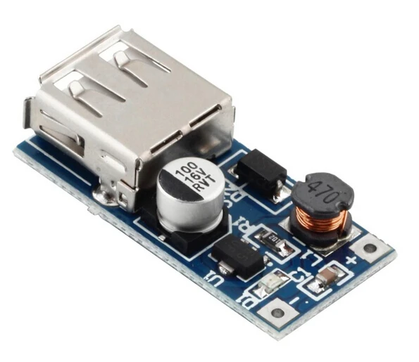 Glyduino DC модуль бустера (0 9 в 5 в) до В 600мА USB бустер монтажная плата мобильный