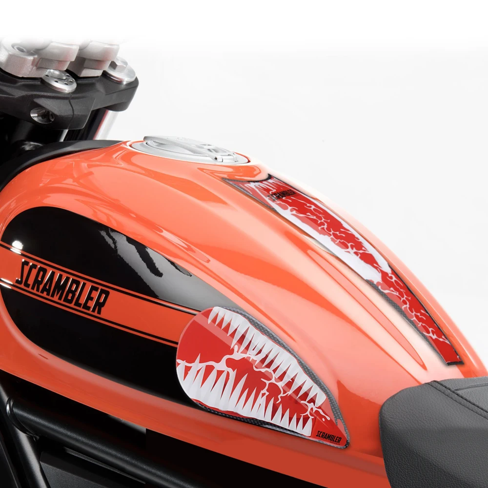 Двигатель 3D Venom печать топливного бака Наклейка Эмблема Для DUCATI