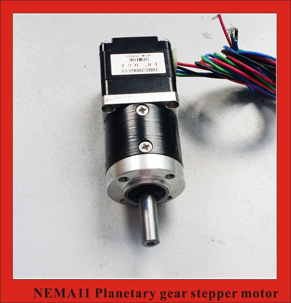 Шаговый двигатель Nema 11 шаговый с редуктором длина 28 мм|reducer stepper motor|geared motorstepper motor |