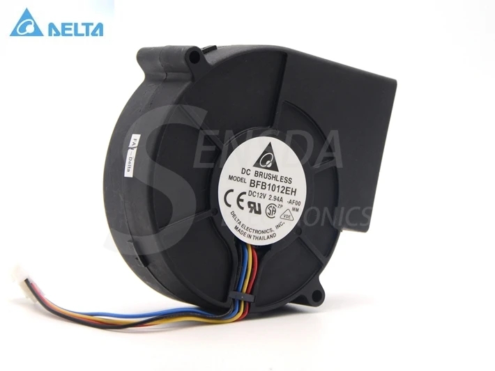 Для delta BFB1012EH PWM воздуходувка 1U 2U сервер выделенный Турбовентилятор 9733 97x97x33 мм 9,7 см 12 В 2.94A