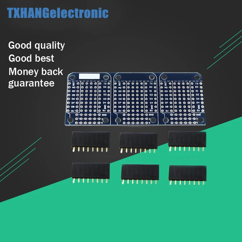 Для WeMos D1 mini ProtoBoard Shield Triple perf board совместимый|d1 mini|wemos d1 miniwemos |