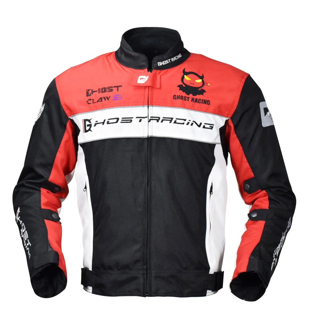 Модная мотоциклетная куртка из ткани Оксфорд GHOST RACING водонепроницаемая