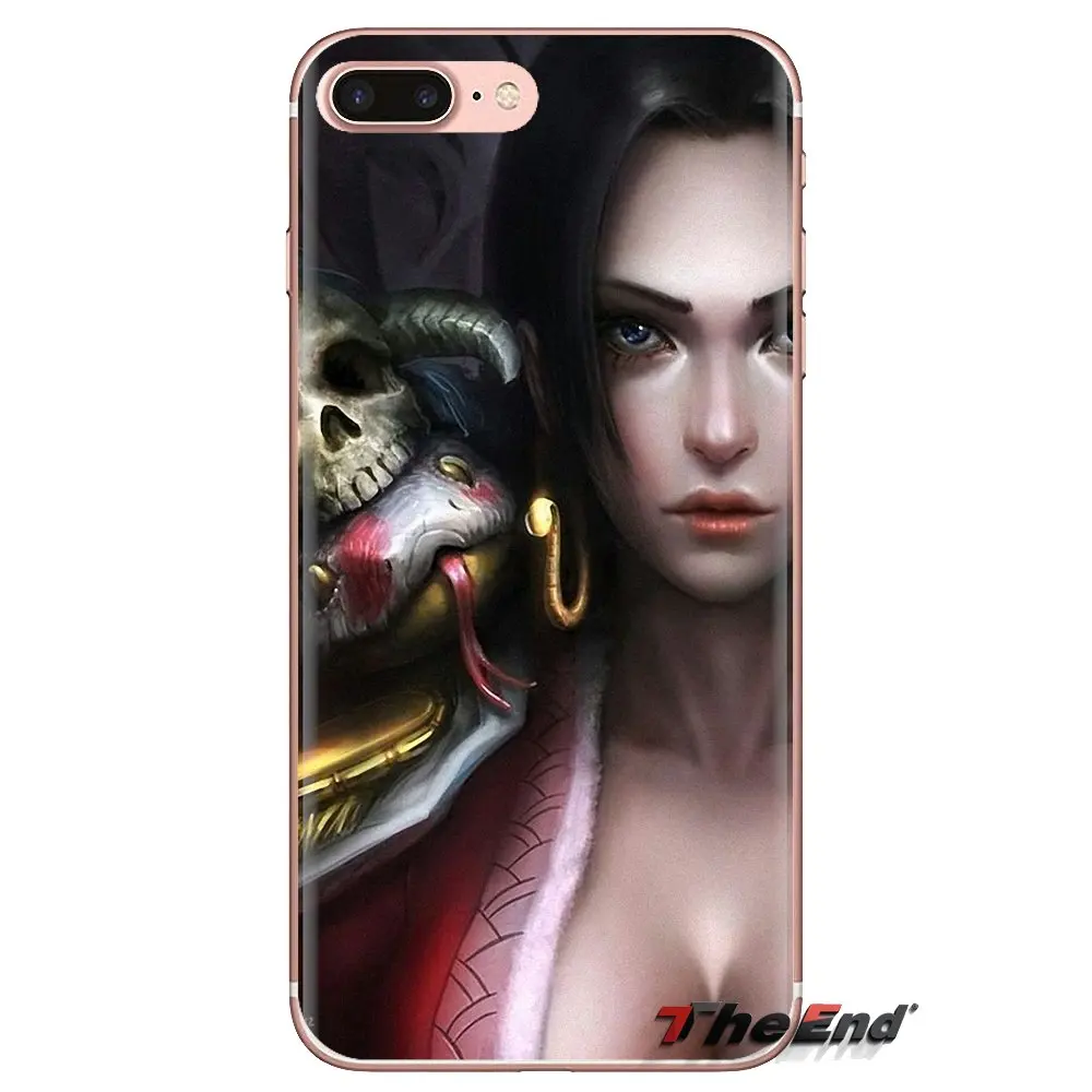 Боа Хэнкок один кусок для iPod Touch Apple iPhone 4 4S 5 5S SE 5C 6 6S 7 8 X XR XS Plus MAX мягкие прозрачные