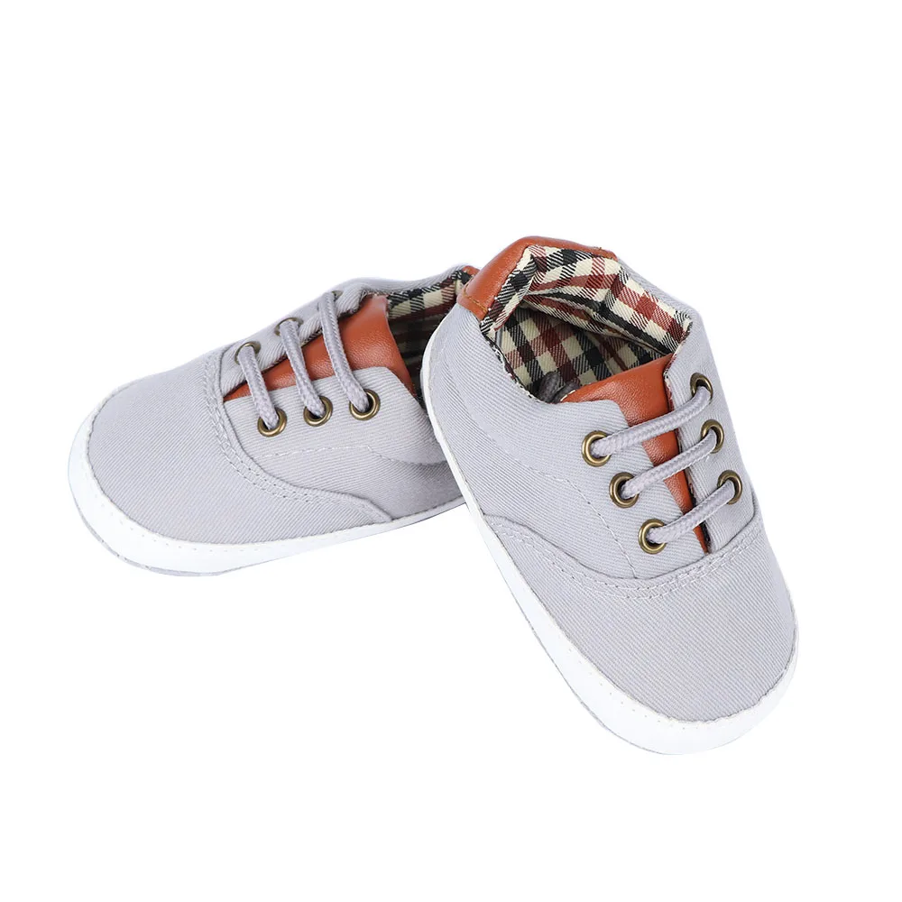 12cm Fashion Canvas Shoes Baby Pure Color Hook-and-loop Boy Girl Soft Sole Anti-slip Sneaker Walker | Детская одежда и обувь