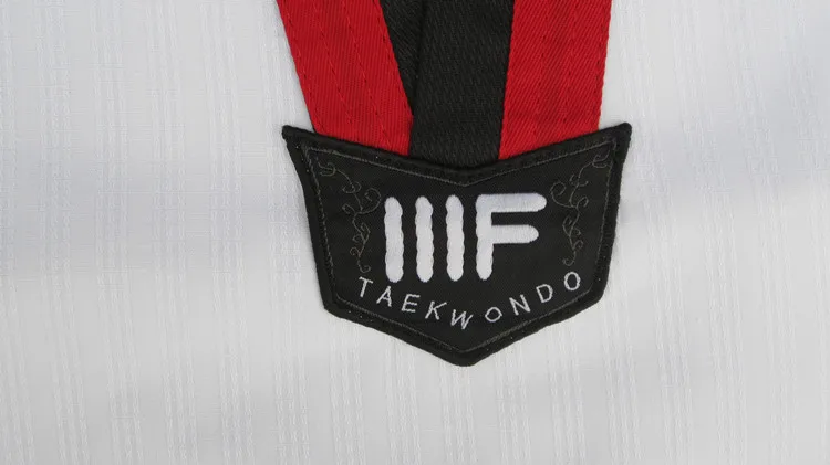 WTF таэквондо Doboks 3 линии ткани отличный специальный костюм MOOTO ITF Tae kwon do униформа