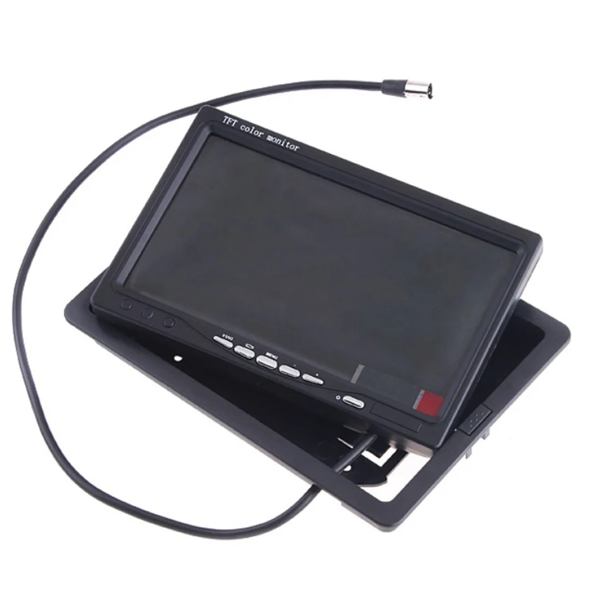 Цветной автомобильный монитор 7 &quotTFT LCD 2 видео вход подголовник DVD