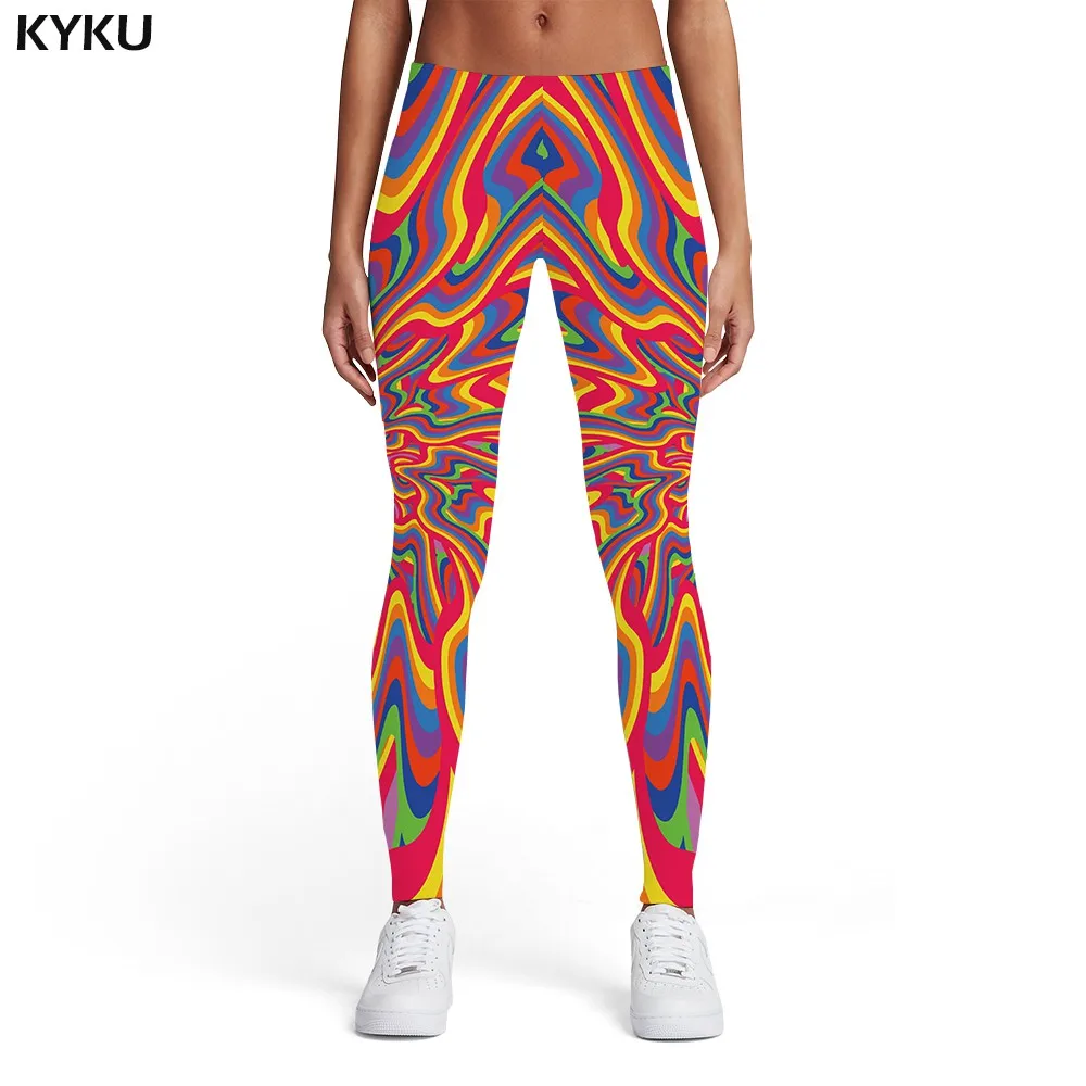 Ladies leggings01 Бренд KYKU, леггинсы с бананом, женские штаны с фруктовым принтом, Харадзюку, брюки, художественные, женские, абстрактные, спандекс, женские леггинсы, штаны - Цвет: Ladies leggings01