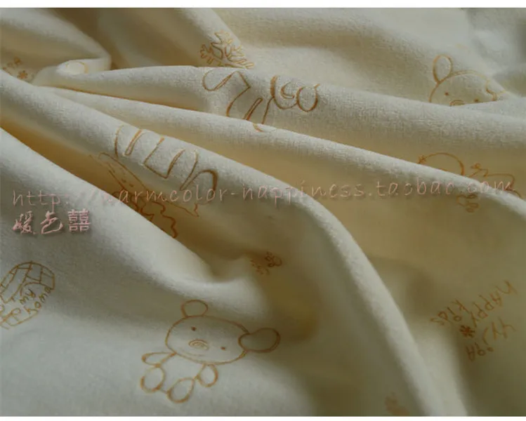 1 метр ткань с рисунком оленя супер мягкая желтая вельбоа для самостоятельного