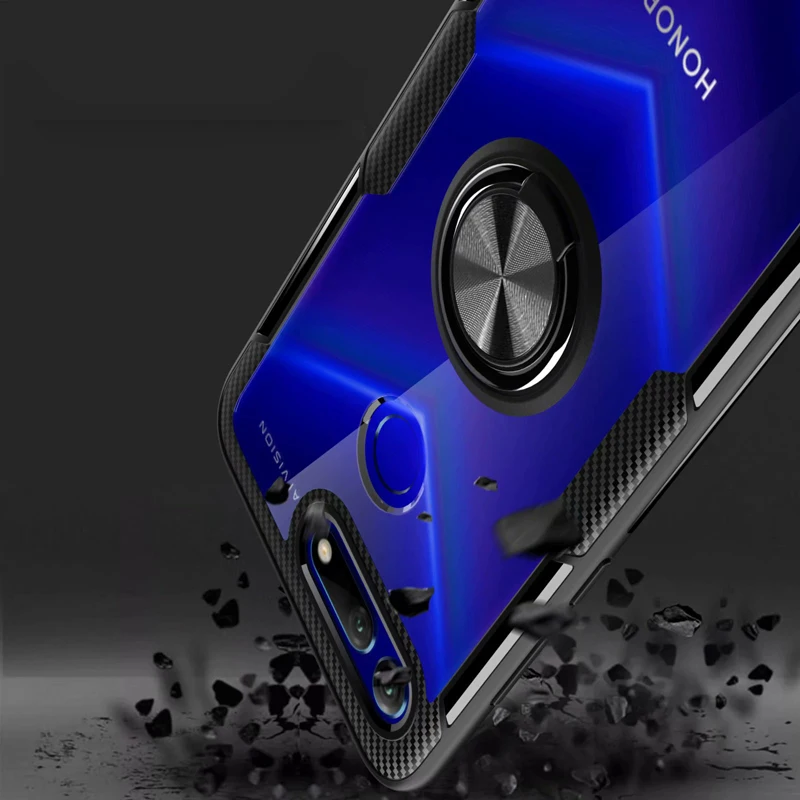 Чехол V20 для huawei Honor View 20, роскошное прозрачное защитное кольцо из углеродного волокна, чехол для Honor V20 PCT-AL10