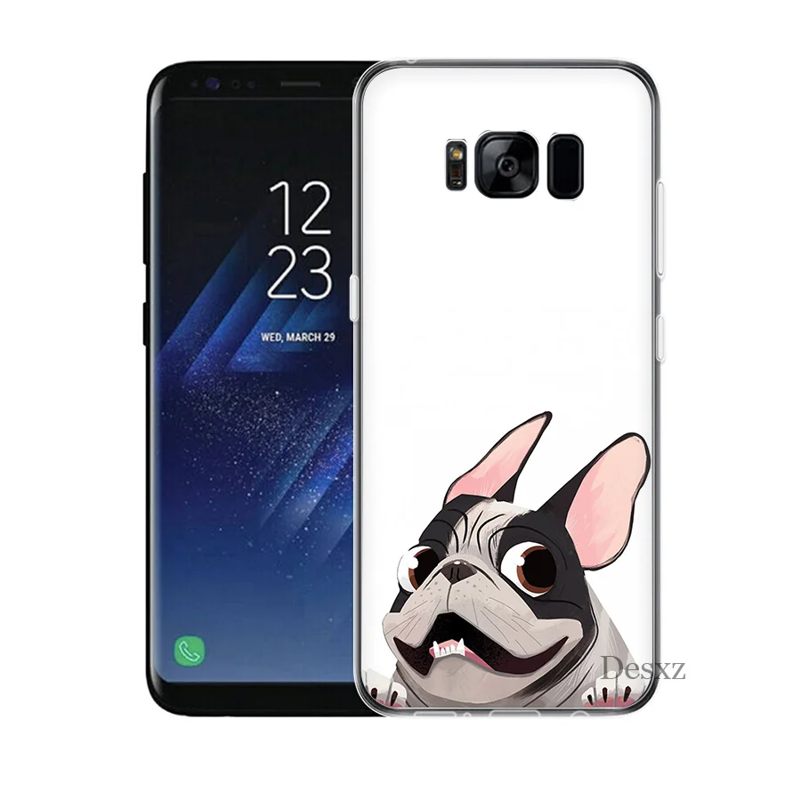 Милый Французский бульдог Новый чехол для Samsung Galaxy A3 A5 A6 A7 A8 A9 A10 A20 A60 A30 A40 A50 A70 Plus |