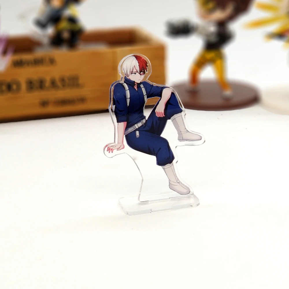 Любовь спасибо мой герой Academy boku Midoriya deku Shoto bakugou Toga фигурка на акриловой подставке модель держатель пластины торт Топпер аниме