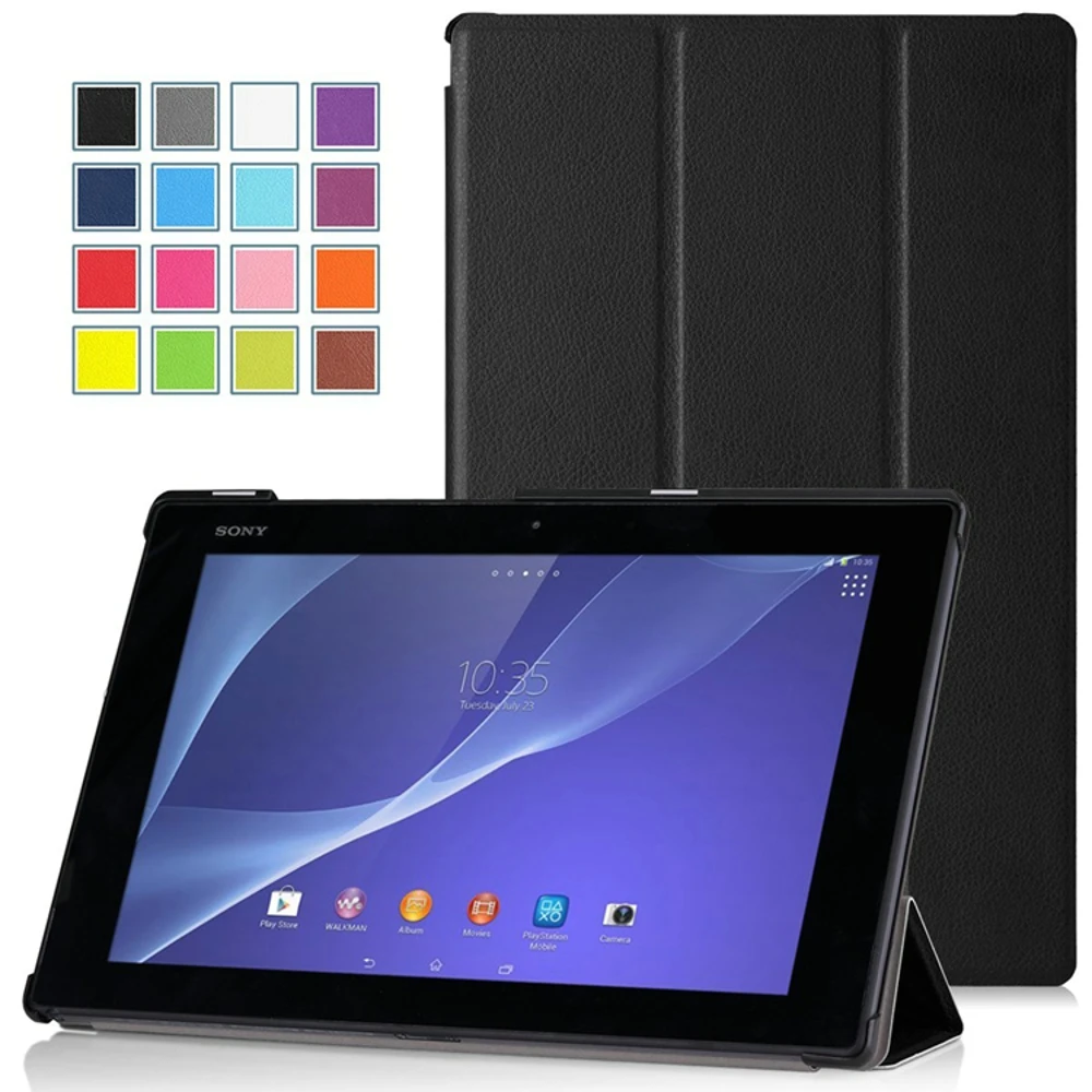 Ультратонкий Роскошный чехол книжка Custer кожаный для Sony Xperia Tablet Z2 10 1 SGP541/511/512/521cn