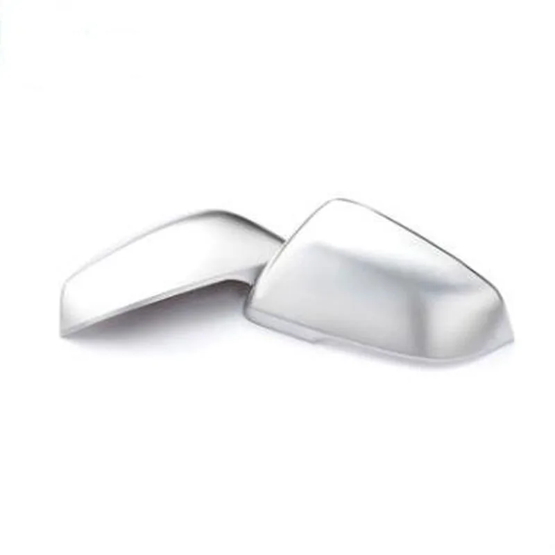 

For BMW 2 Series 2015-2018 2PCS Matte Silver ABS Chrome Car Rearview Mirror Trim Frame Cover Cover Trim Car Styling Accessories