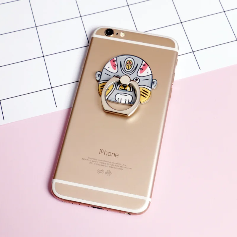 Пекинская опера маска смартфон палец ручка кольцо для Xiaomi Iphone подставка сотового