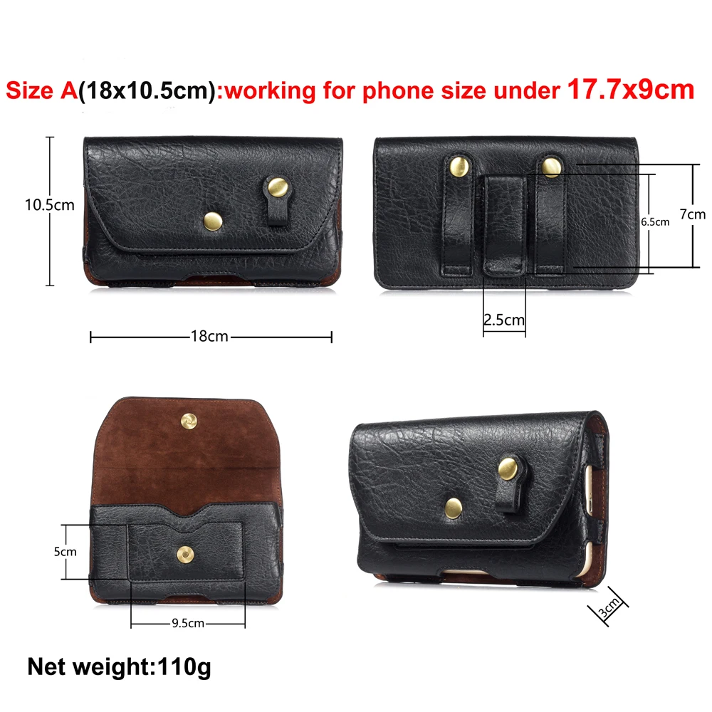 

Waist Belt Clip Holster Phone Case Pouch Bag For Doogee S90 Y8 Y7 Plus X60 X80 X11 X10S S55 S60 S70 BL5500 Lite X70 X60L X50L