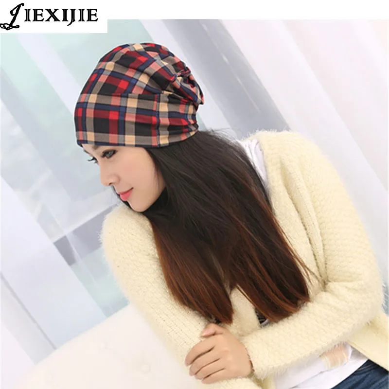 

Многофункциональные женские шапки, серия Han, три женские клетки qiu dong с полыми комплектами, женская модная замкнутая Шапка-тюрбан, оптовая пр...