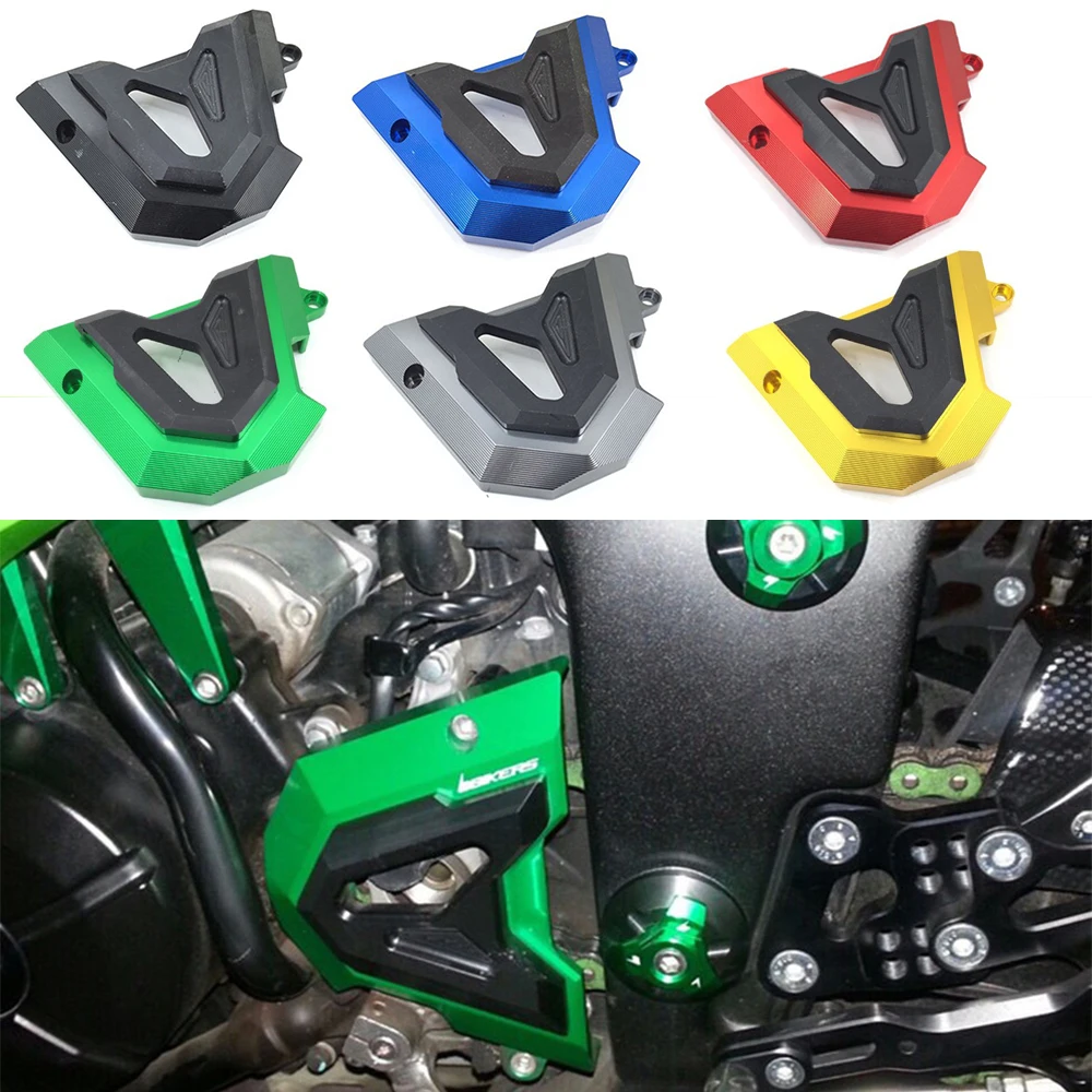 

For Kawasaki for Ninja Z300 250 Z250 250R Ninja 300 2013-2016 Motorcycle Left Engine Front Sprocket Chain Guard Protection Cover