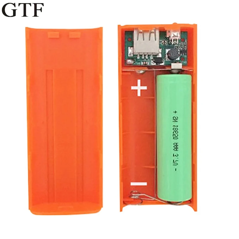 GTF 18650 USB чехол для портативного зарядного устройства самостоятельной сборки 2 шт.