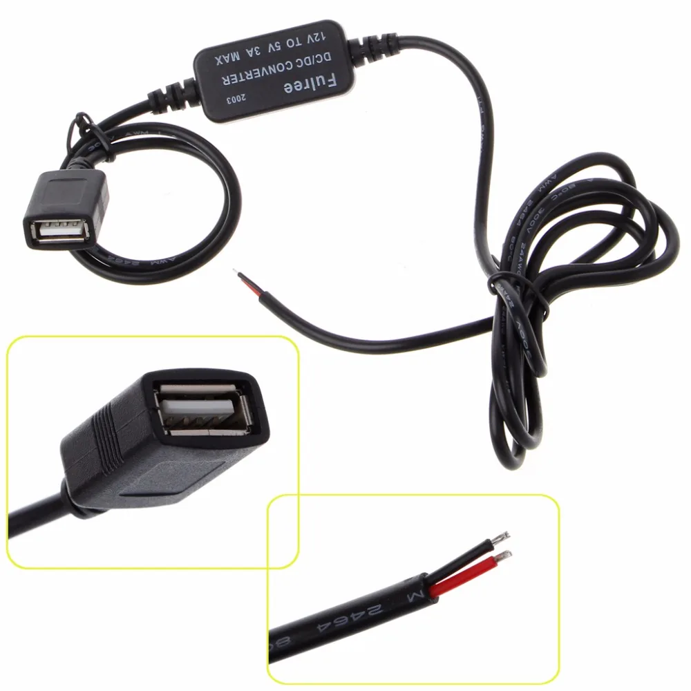 Автомобильное зарядное устройство 12 В в 5 3 А USB-разъем преобразователь источника