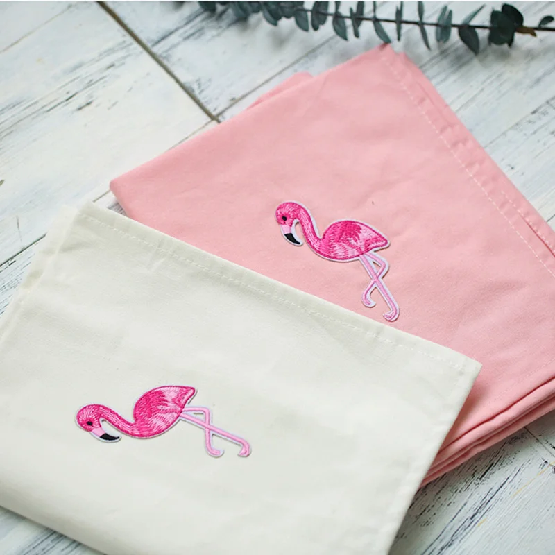 Simple Styles Pink White Flamingo Tablecloth Photography Backdrop Cloth Background Accessories Studio Props for Food Tableware |