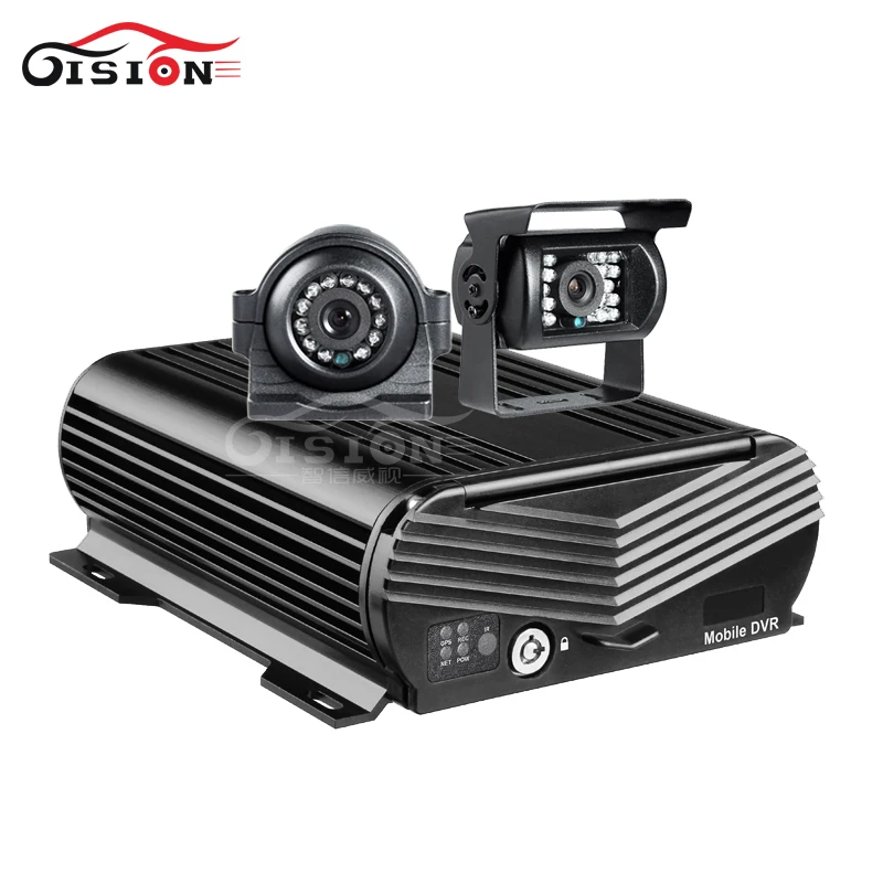 GPS 4G жесткий диск 4CH HDD AHD Мобильный Dvr наборы + 2 шт. водонепроницаемый автобус такси