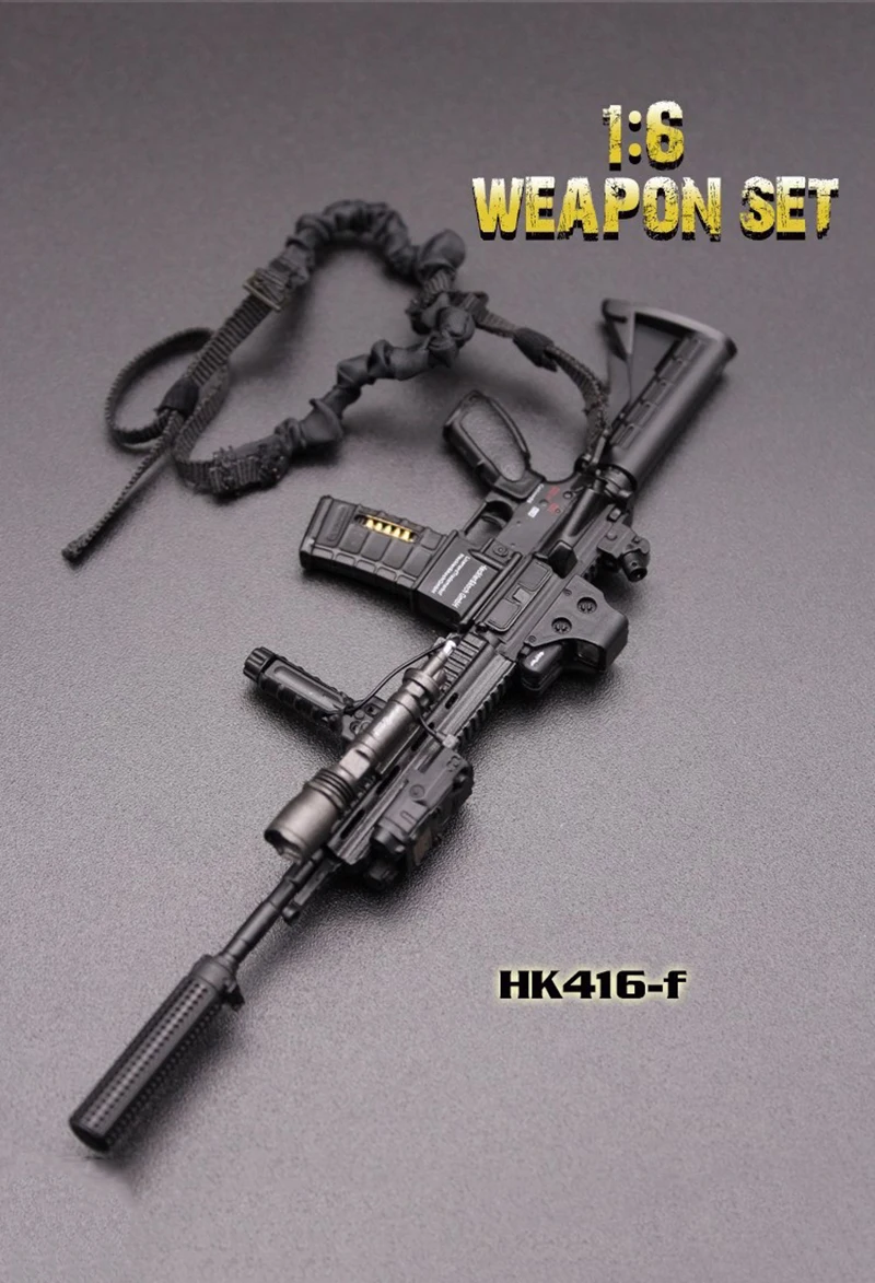 1/6 весы мини Таймс игрушки 1/6 серии HK416 серии M4 винтовка пистолет оружие Модель игрушки F 1" фигурки аксессуары коллекции