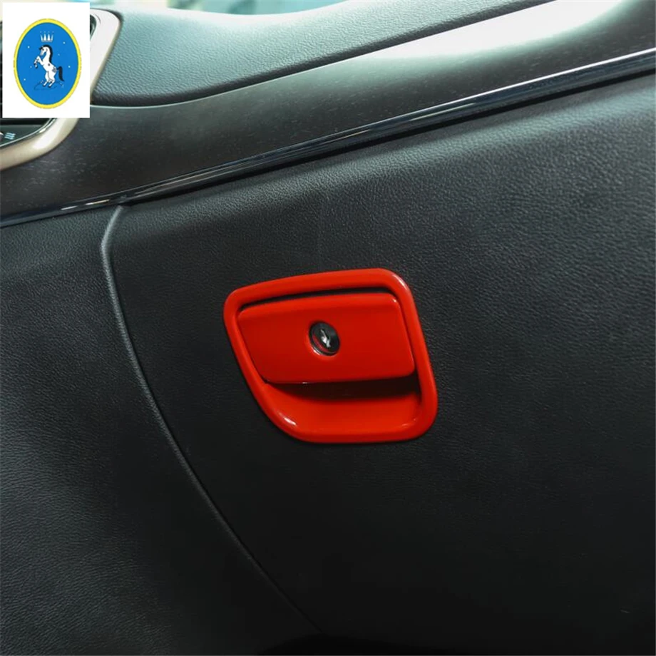 Yimaautotrims авто аксессуар для хранения перчаток коробка ручки рамка накладка 2 шт. ABS