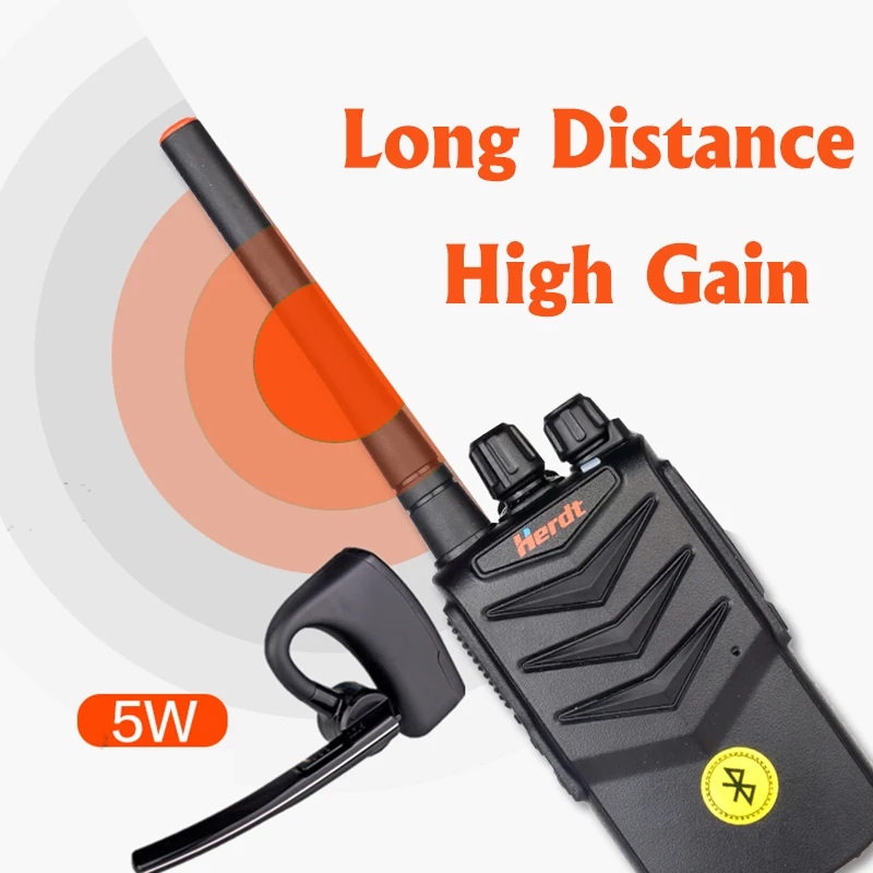 Walkie Talkie Hands-free Bluetooth Headset Wireless Earphone Handheld Two Way Radio Wireless Headphones Buletooth Earpiece