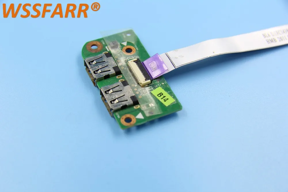 Оригинальная плата USB-порта для Toshiba Satellite L650 L650D L655 L655D L750 L755 L750D серии DA0BL6TB6E0 DA0BL6TB6F0