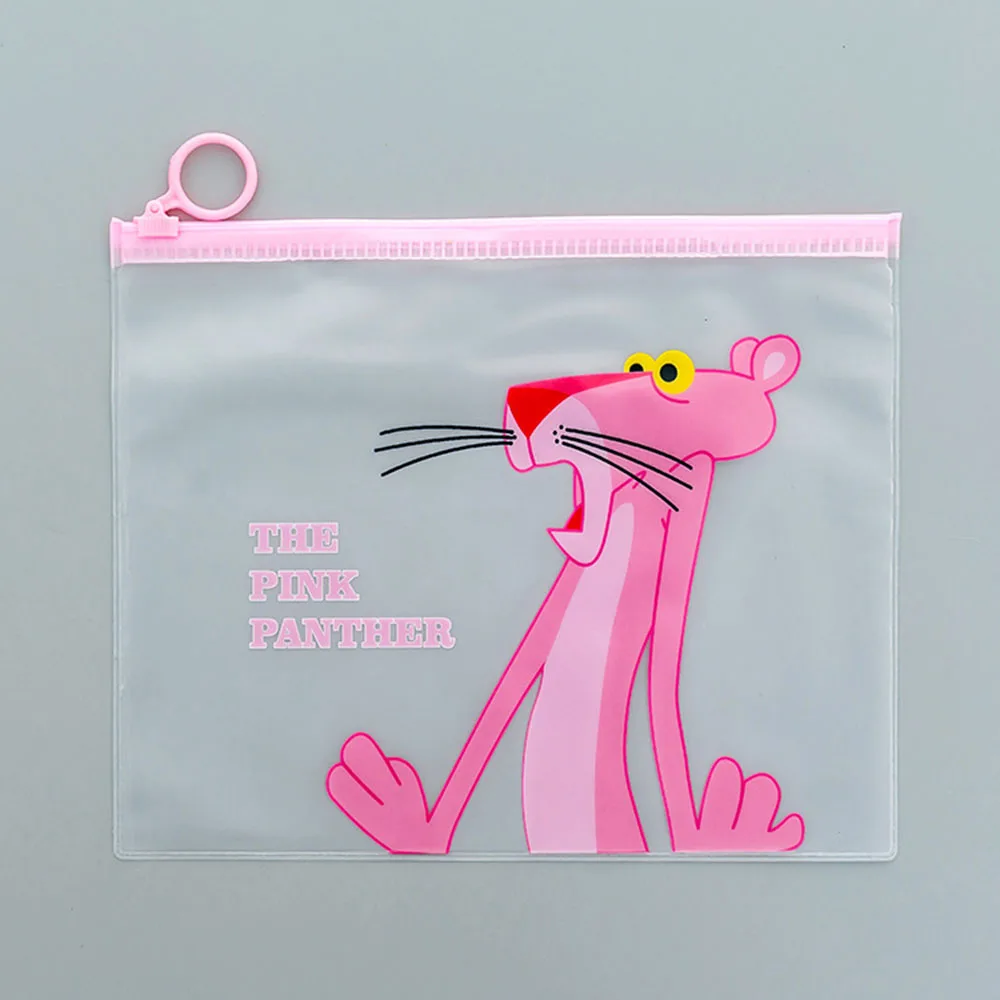 Прозрачная дорожная косметичка из ПВХ с леопардовым рисунком чехол для