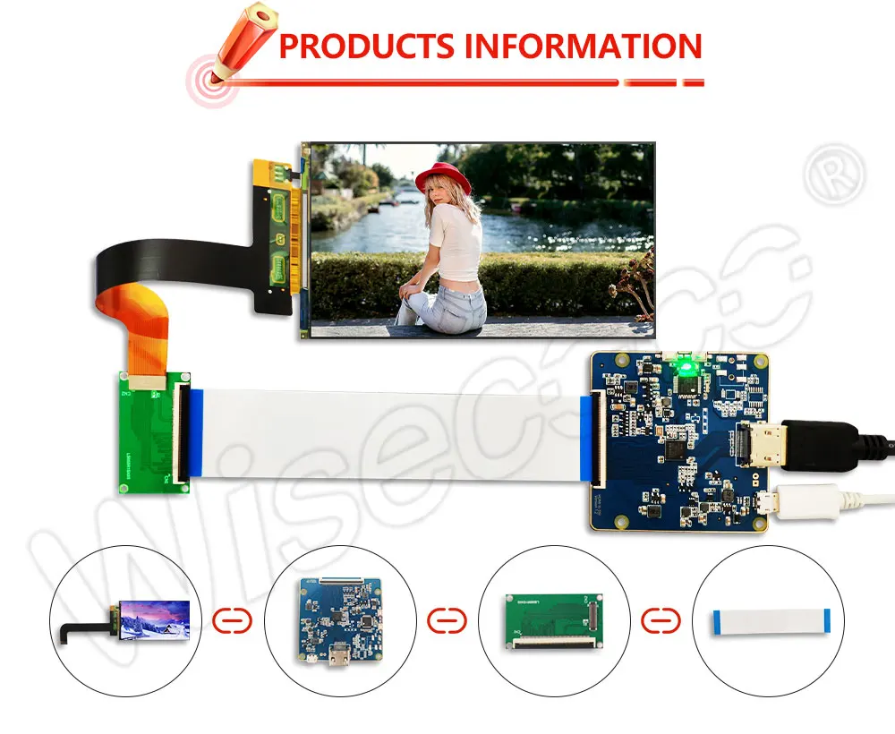 5,5 дюймов 2k ЖК-панель для DLP/SLA 3d принтер модель KLD-1260/1268 экран дисплей MIPI к HDMI привод части платы KLD-1268