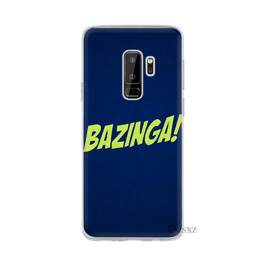 Чехол из ТПУ для Samsung A7 A9 A10 A20 A30 A40 A50 A60 A70 A5 A6 A8 Plus J3 J5 J6 J7 Bazinga корпус сериала Теория