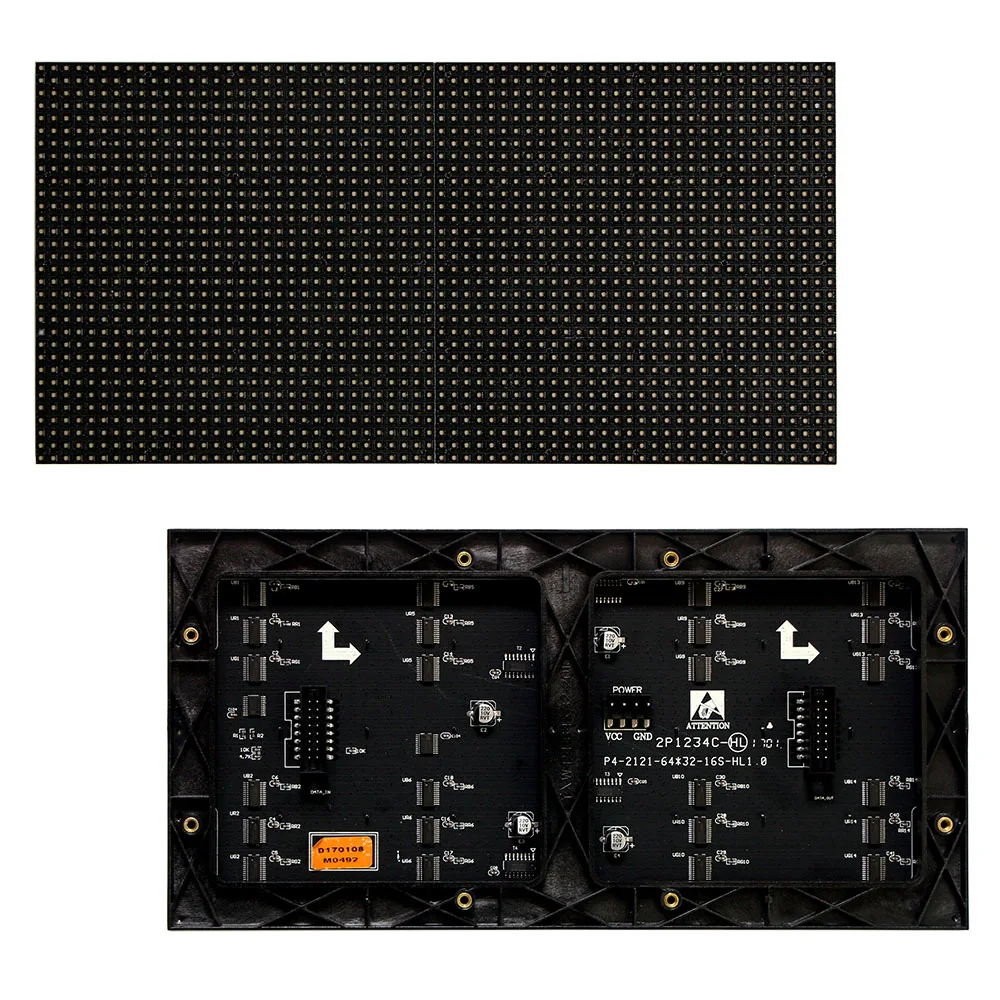 Цветная (RGB) P4 светодиодный дисплей модуль 1/16 сканирования SMD 3 в 1 RGB Крытый