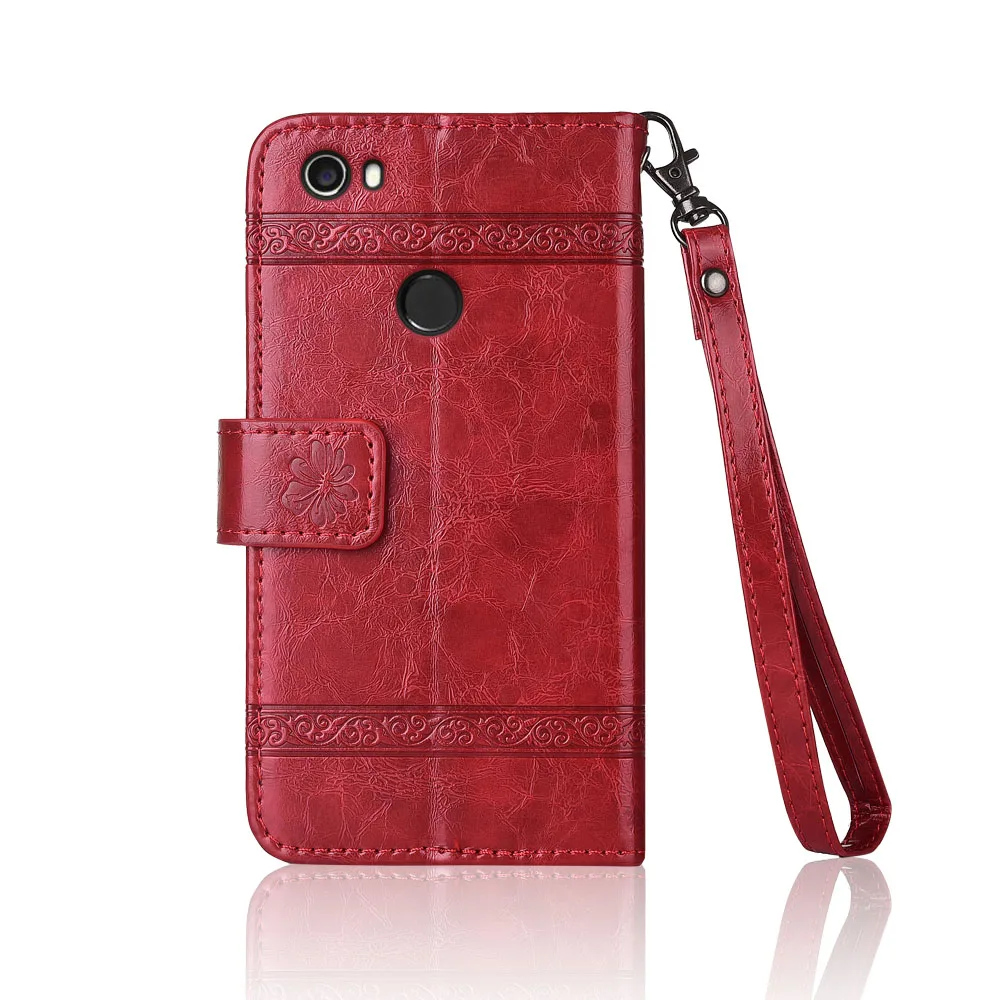 Фото Кожаный чехол-книжка для Highscreen Wallet Fundas с цветочным принтом, 100% специальный чехол-кошелек с подставкой и ремешком №4