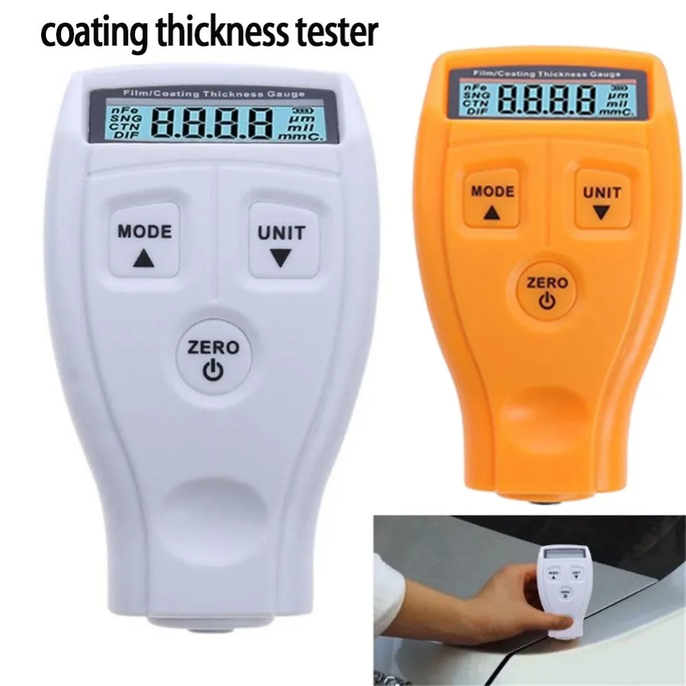 

GM200 Coating Thickness Gauge Lacquer Metal Film Tester Tool (Bubble Bag Packaging, No Battery Delivery)