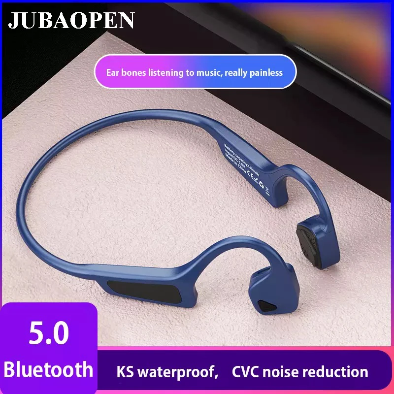 JUBAOPEN высокое качество костной проводимости гарнитура Беспроводные Bluetooth 5 0