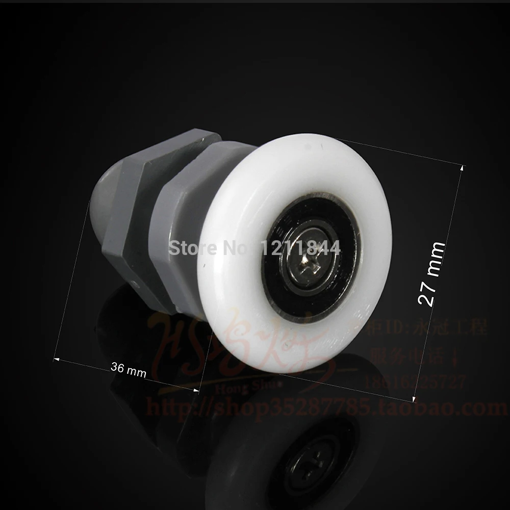 

8pcsSmall circular arc glass shower room door crane wheel crane maintenance special plastic eccentric wheel roller wheels