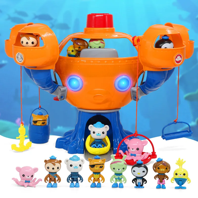 Игрушки Octonauts для мальчиков набор крепости с осьминог и подсветкой музыкальная