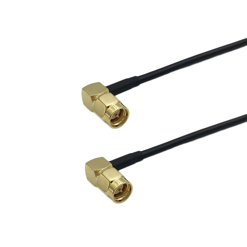 10 шт. правый угол SMA штекер Штекер RG174 скачок RF коаксиальный удлинитель см 15 20 30 50 1