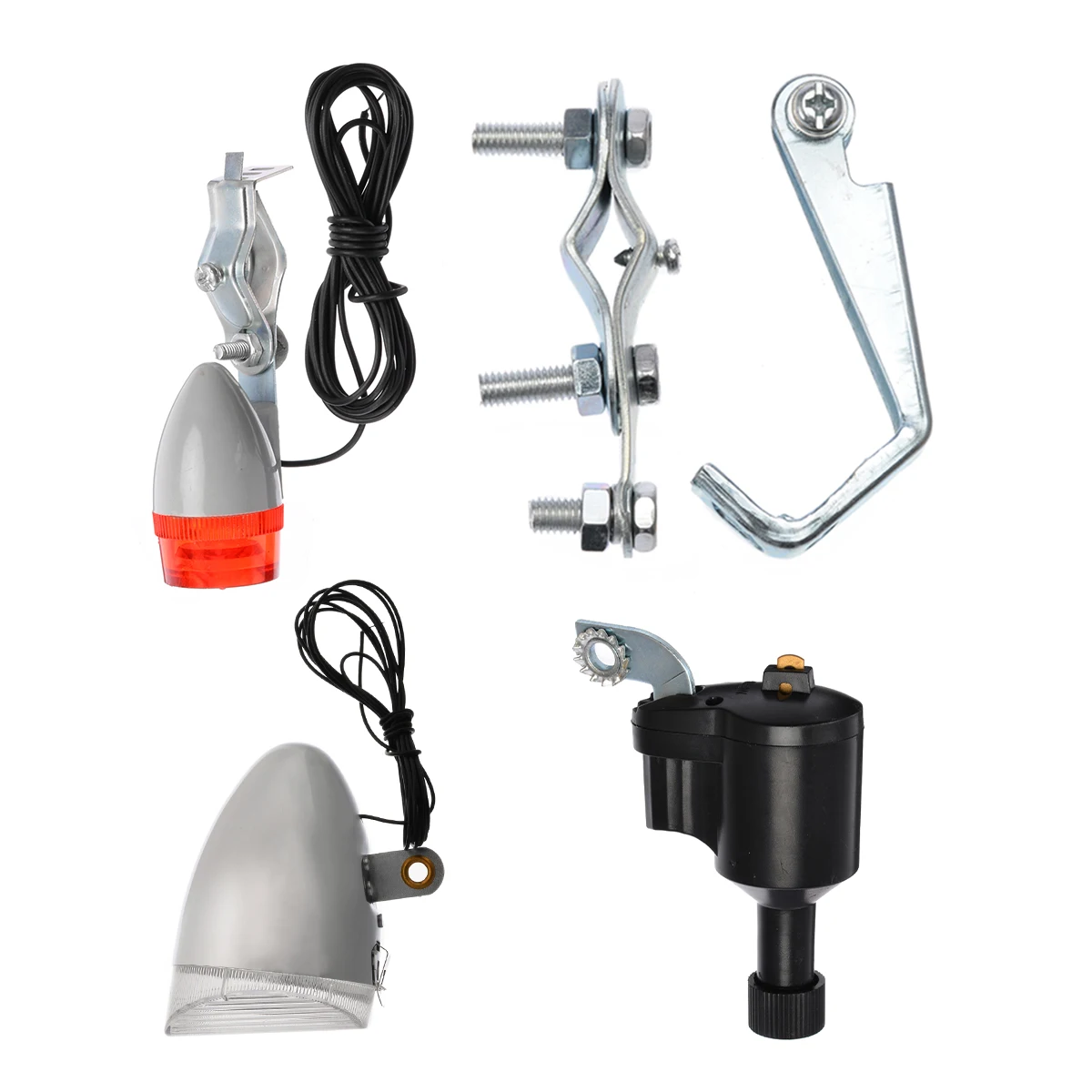 Уличный ночной велосипедный фонарь Динамо-генератор комплект s передняя и задняя