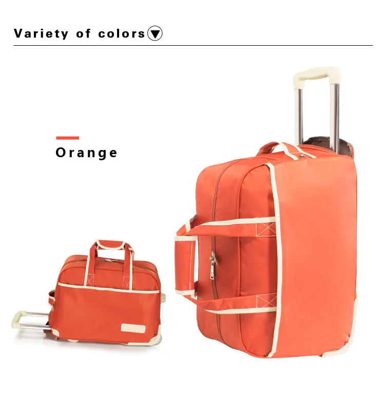 Брендовая Дорожная сумка на колесиках, ручная сумка, 2" 50L 24" дюймов 60L, сумка на колесиках, водонепроницаемый чемодан из материала Оксфорд на колесиках