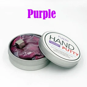 purple Брендовая ручная шпатлевка слизи Магнитный Пластилин с сильными магниты из глины грязи DIY Развивающие игрушки пластилин - Цвет: purple