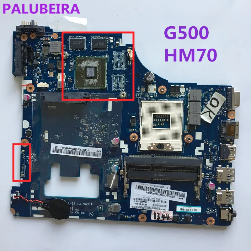 PALUBEIRA для lenovo G500 материнская плата для ноутбука Материнская плата VIWGP/GR LA-9631P HM70 полностью протестирована