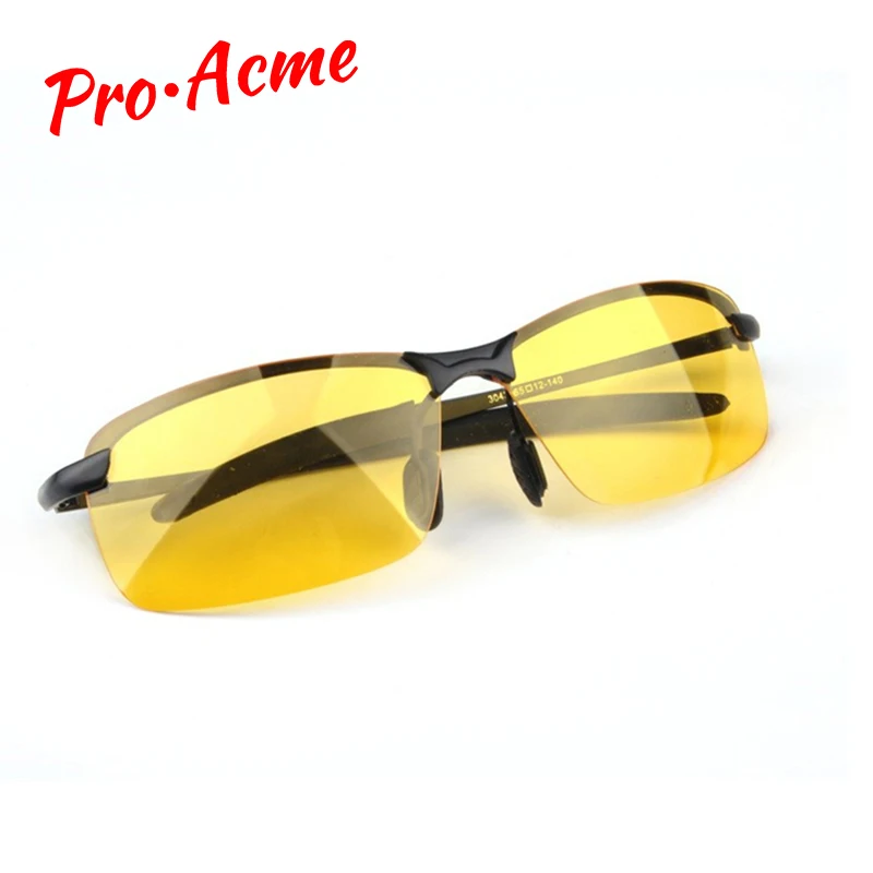 Pro Acme, классические, HD, высокое разрешение, ночное видение, поляризационные очки, очки, желтые линзы, очки для вождения в ночное время, UV400 CC0008