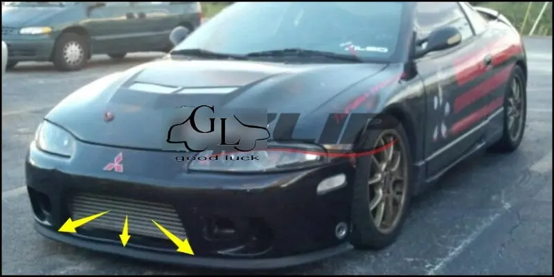 Bumper Lip Deflector Lips For Mitsubishi Diamante / Magna Verada Sigma V3000 VR-X Front Spoiler Skirt Body Kit Strip | Автомобили и