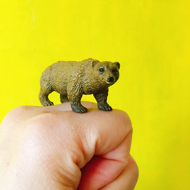 Распродажа ~ 1 шт. коричневый медведь/Сказочный Садовый Гном/мох Декор