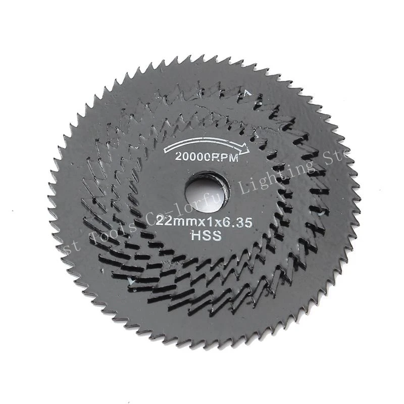 HITL NEW 6pcs/set Metal HSS Circular Saw Blade High Speed Steel Woodworking Cutting Discs For Dremel Rotary Tool Durable Quality |