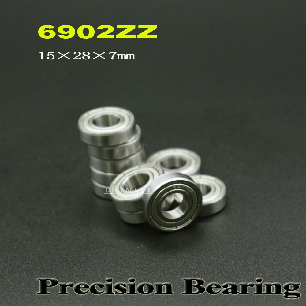 6902ZZ подшипник ABEC 1 15x28x7 мм тонкий раздел 6902 ZZ шариковые подшипники 6902Z 61902 Z (10