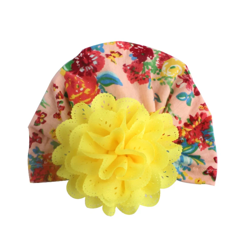 02 7 Colors Infant Headbands Turban Headband For Girls Stretchy Beanie Hat Headwear Baby Hair Accessories Turban Dropshipping - Color: 02